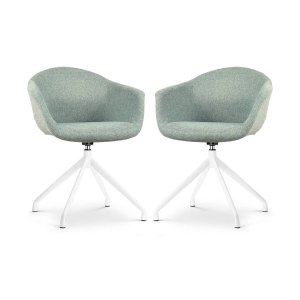 Set van 2 eetkamerstoelen Nola-Otis draaibaar | Nolon