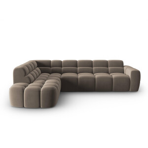 5-zits hoekbank Lisa velvet | Micadoni