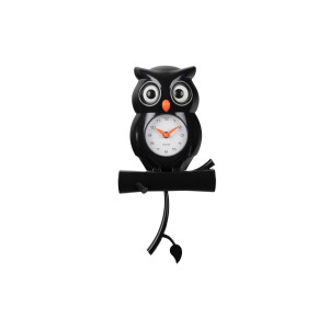 Wandklok Owl met pendulum | KARLSSON