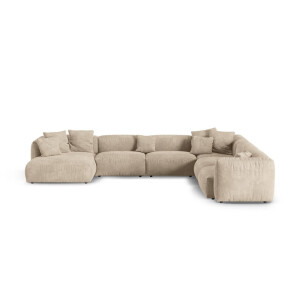 Modulaire hoekbank Martina rechts velvet | Micadoni Home