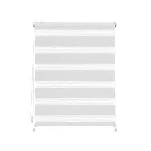 Lichtblick Duo-rolgordijn (Wit, 70 x 150 cm)