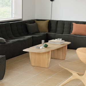 Ethnicraft Salontafel 'PI' Eikenhout, 155 x 58cm, kleur Naturel