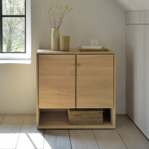 Ethnicraft Dressoir 'Nordic' Geolied Eikenhout, 80cm
