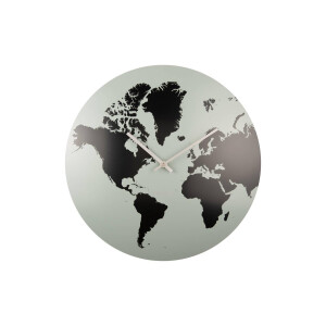 Wandklok World Map | KARLSSON