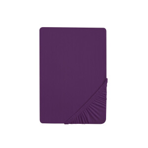 Biberna Jersey hoeslaken (Violet, 90-100 x 200 cm)