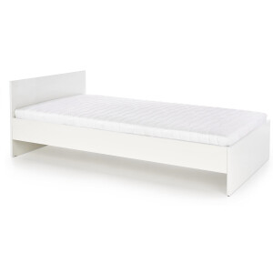 Eenpersoonsbed Lima 90x200 cm hoogglans wit