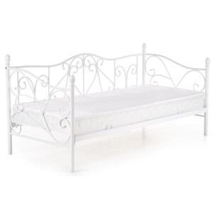 Eenpersoonsbed Sumatra 90x200 cm wit