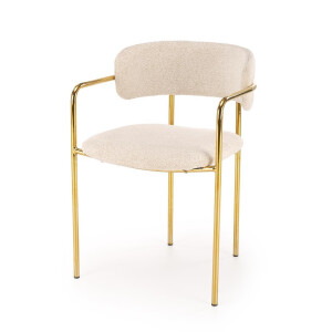 Eetkamerstoel Flavio in creme