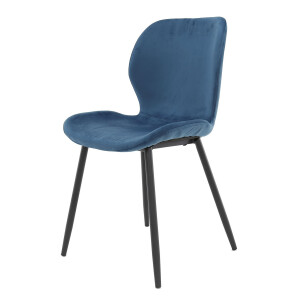 Eetkamerstoel Wilson blauw