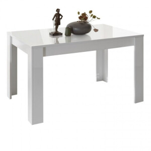 Eettafel Dama 90x180 hoogglans wit