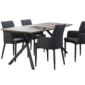 Eettafel Dayna 160 of 190 cm breed - Eiken