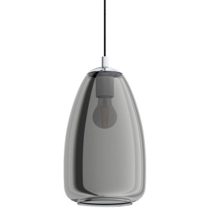 EGLO Hanglamp ALOBRASE chroom / ø20 x h110 cm / hanglamp / eettafellamp / keuken