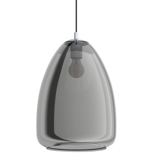 EGLO Hanglamp ALOBRASE chroom / ø30 x h110 cm / hanglamp / eettafellamp / keuken