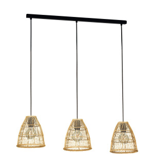 EGLO Hanglamp AYESGARTH Hanglamp in zwart van staal - excl. E27 - 40W (1 stuk)