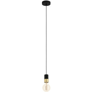 EGLO Hanglamp CALARI Hanglamp in zwart van staal - excl. E27 - 40W (1 stuk)