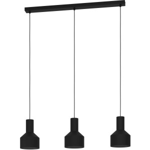 EGLO Hanglamp CASIBARE Hanglamp in zwart van staal - excl. E27 - 40W (1 stuk)