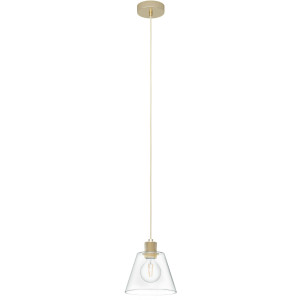 EGLO Hanglamp COPLEY Hanglamp in goudkleurig van staal, alu - excl. E27 - 1X40W (1 stuk)