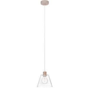 EGLO Hanglamp COPLEY Hanglamp in roségoudkleurig van staal, alu - excl. E27 - 40W (1 stuk)