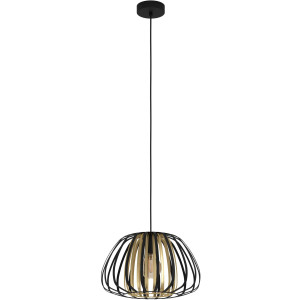 EGLO Hanglamp ENCINITOS Hanglamp in zwart en goud van staal - excl. E27 - 40W (1 stuk)