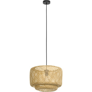 EGLO Hanglamp HETTONLE Hanglamp in zwart van staal - excl. E27 - 1X40W (1 stuk)