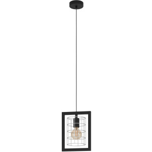 EGLO Hanglamp JUBILY Hanglamp in zwart van staal - excl. E27 - 40W (1 stuk)