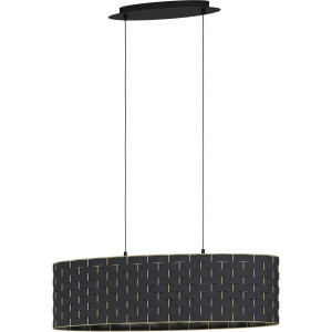 EGLO Hanglamp MARASALES Hanglamp in zwart van staal - excl. E27 - 40W (1 stuk)