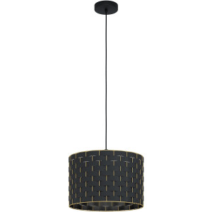 EGLO Hanglamp MARASALES Hanglamp in zwart van staal - excl. E27 - 40W (1 stuk)