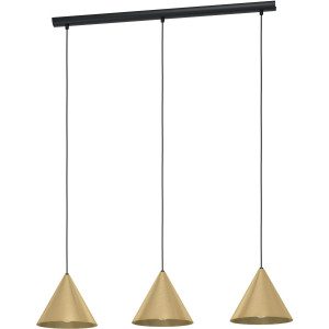 EGLO Hanglamp NARICES Hanglamp in zwart van staal - excl. E27 - 40W (1 stuk)