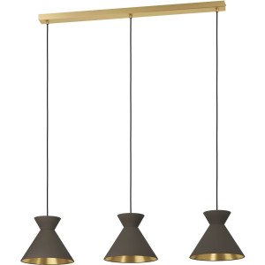 EGLO Hanglamp NASTASIA Hanglamp in zwart van staal - excl. E27 - 40W (1 stuk)