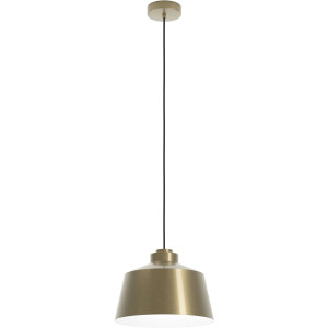 EGLO Hanglamp SOUTHERY Hanglamp in goud en wit van staal - excl. E27 - 40W (1 stuk)