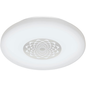 EGLO Plafondlamp CAPASSO-Z Plafondlamp in wit van staal - 3,9W - warmwit - koudwit (1 stuk)