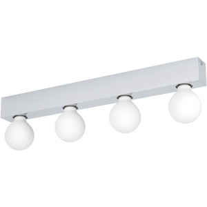 EGLO Plafondlamp GUANAL Plafondlamp in chroom van alu, staal - excl. E27 - 4X40W (1 stuk)