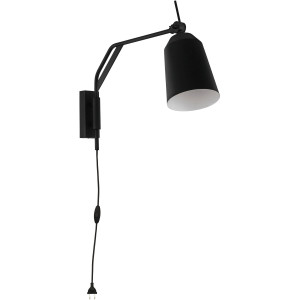 EGLO Plafondlamp LORETO Plafondlamp in zwart en wit van staal - excl. E27 - 40W (1 stuk)