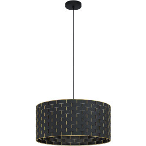 EGLO Plafondlampen MARASALES Hanglamp in zwart van staal - excl. E27 - 1X40W (1 stuk)