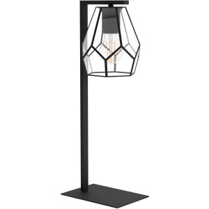 EGLO Tafellamp MARDYKE Tafel lamp in zwart van staal - excl. E27 - 40W (1 stuk)