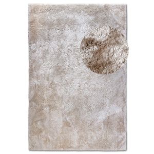 ELLE DECORATION Hoogpolig vloerkleed Calida Lange pool, shaggy, effen, pluizig, zacht, glanzend, modern, effen