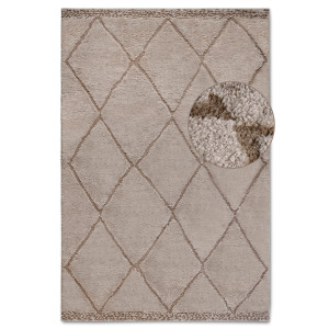 ELLE DECORATION Design-vloerkleed Perrotin Loper, shaggy, pluizig, zacht, hoogpolig, modern, hoog-laag effect