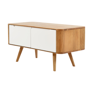 Ena storage bench houten opbergbankje naturel - 90 x 42 cm