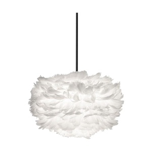 Eos Mini hanglamp white - met koordset zwart - Ø 35 cm