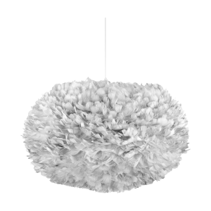 Eos X-large hanglamp light grey - met koordset wit - Ø 75 cm