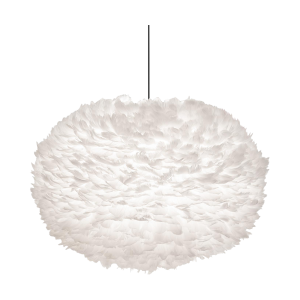 Eos X-large hanglamp white - met koordset zwart - Ø 75 cm