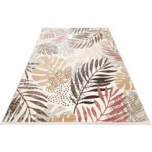 Esprit Vloerkleed Florence ESP-21077 Modern designer vloerkleed met franje, jungle, woonkamer