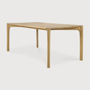 Ethnicraft Eettafel 'PI' Geolied Eikenhout, 200 x 95cm