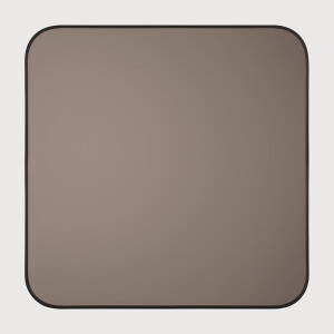 Ethnicraft Spiegel 'Camber' 90 x 90cm, kleur Brons
