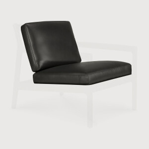 Ethnicraft Zitkussen 'Jack' t.b.v. Fauteuil Jack, Leder, kleur Zwart