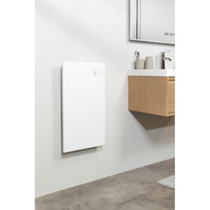 Eurom Alutherm Sani Convectorkachel - 40x70.5cm - 1200watt - wifi - wand - Verticaal - wit 361148