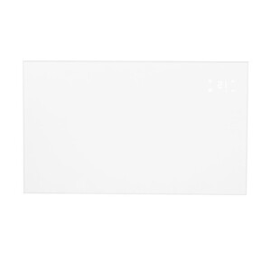 Eurom Mon Soleil Infrarood paneel - 103.7x63.8cm - IP24 - 600watt - wifi - vloer/wand- Horizontaal / Verticaal - metaal wit mat 361971