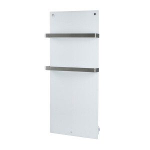 Eurom Sani 600 Comfort Infraroodpaneel badkamer 115x46.5cm Wifi 600watt Glas Wit 350333