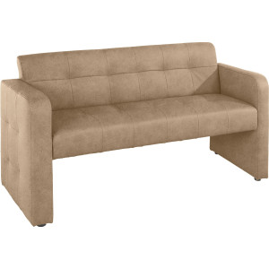 exxpo - sofa fashion Bank Barista keukenbank met comfortabele zithoogte van 49 cm geweldige detailafwerking, vrij in de ruimte te plaatsen