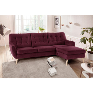 exxpo - sofa fashion Hoekbank Scandi, comfortabel, verfijnde rugkussens voor meer zitcomfort